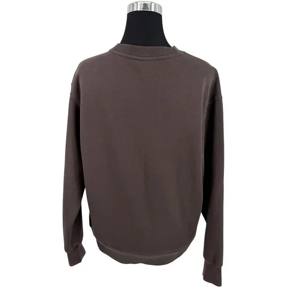 H&M Brown Beverly Hills Crewneck Graphic Pullover Sweatshirt | Gunge Streetwear - Picture 4 of 13